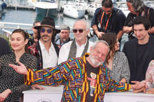 Olga Kurylenko, Oscar Jaenada, Terry Gilliam, Jonathan Pryce, Joana Ribeiro, Adam Driver Olga Kurylenko, Oscar Jaenada, Terry Gilliam, Jonathan Pryce, Joana Ribeiro, Adam Driver